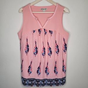 Vintage America Kalena Tunic Top, Size L